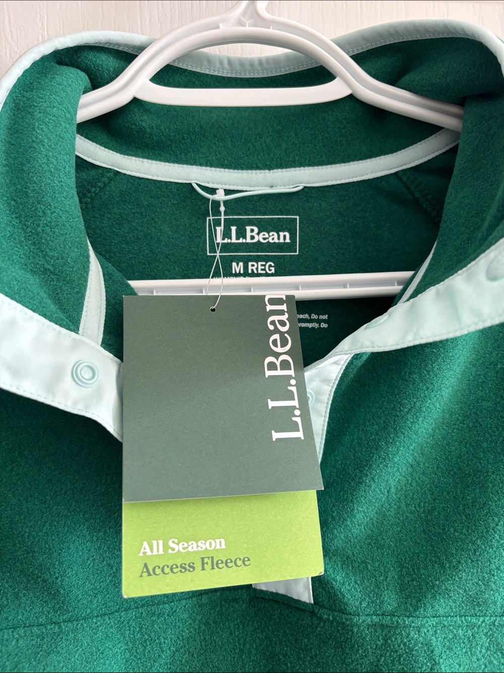 NWT- L.L. Bean Women's All Season Access Fleece Pullover - Picture 5 of 7